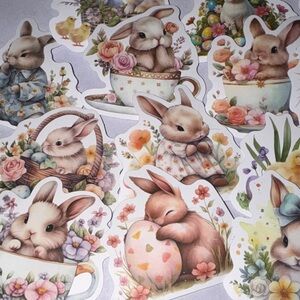 Charming Bunny Sticker Collection